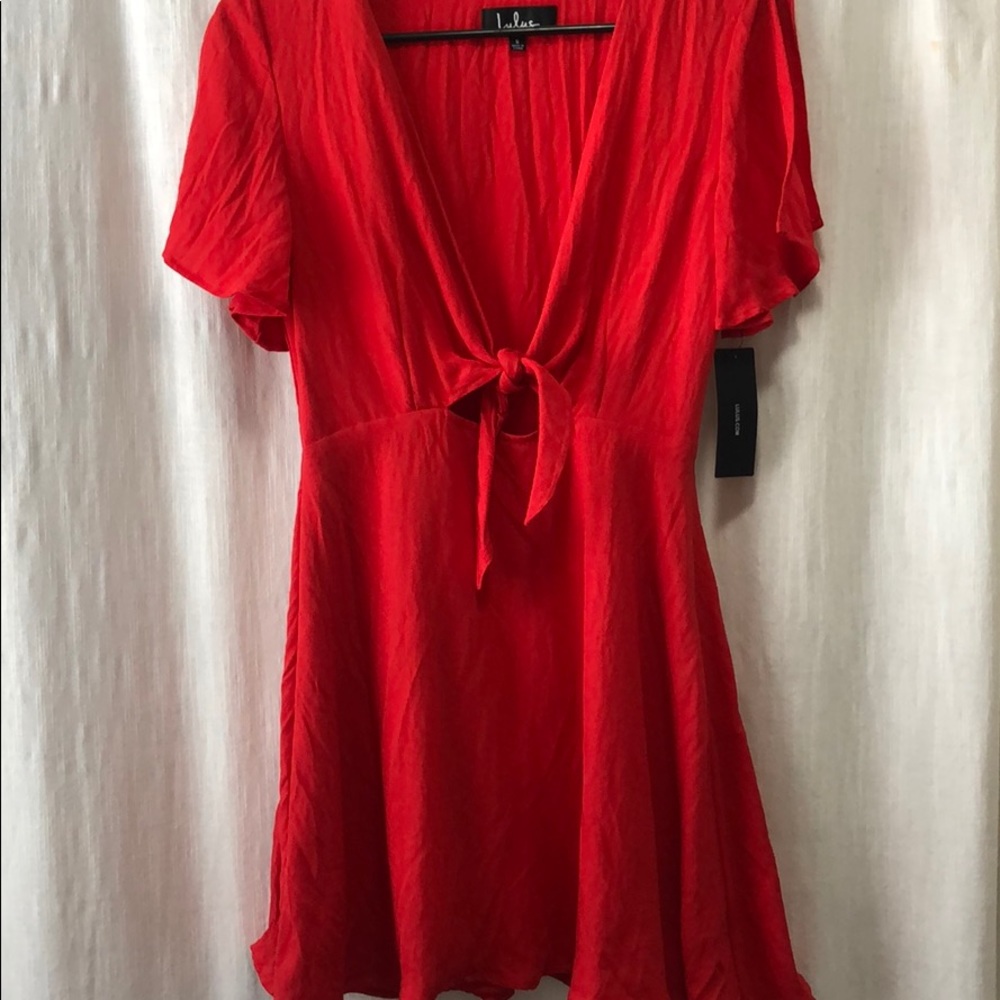 Lulus red dress